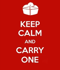 KEEP CALM AND CARRY ONE