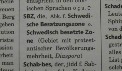 SBZ Schwedische Besatzungszone Der Tetzel